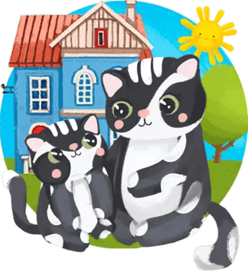 МАМА И КОТЕНОК